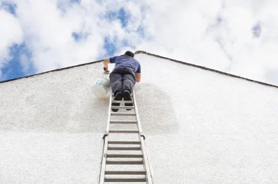 Peinture extérieure à Corbère — façades et ravalement